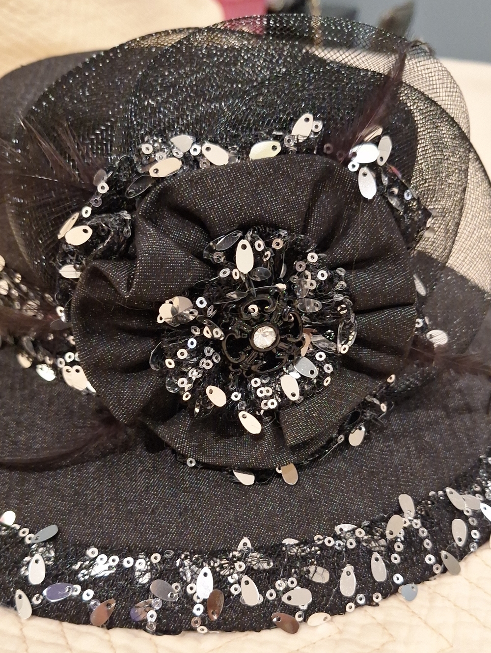 Sundays by Nubiano Black Denim Embellished 4pc Suit - Picture 8 of 15